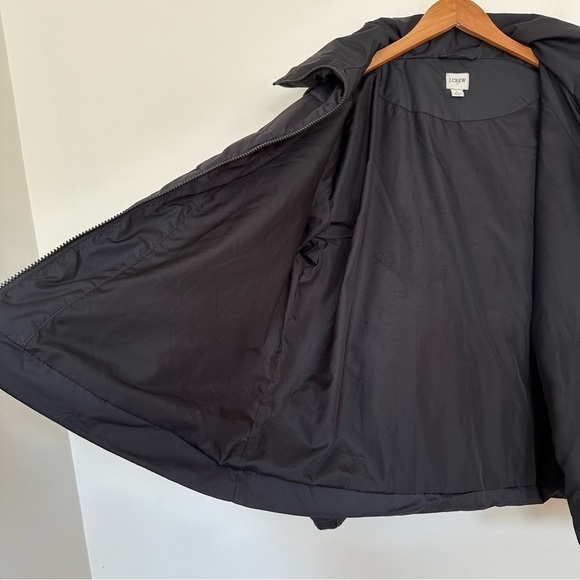 J. Crew Short Funnel Neck Puffer Jacket Size Large - Picture 3 of 15